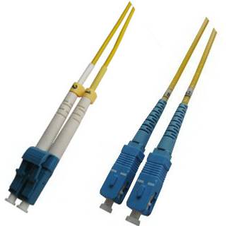 MicroConnect LC-SC Singlemode duplex OS2 optisk kabel | 1 meter | PRIS-MATCH