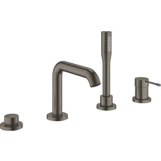 Grohe Essence etgr badekar 4-h 4-huls kar- & brusekombination, Børstet Hard Graphite