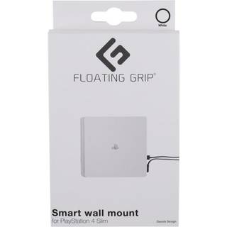 Floating Grip Playstation 4 Slim Wall Mount - White - Miscellaneous Tilbehør til spillekonsol - Sony PlayStation 4