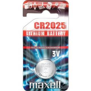 Maxell Lithium Knapcelle Batteri CR2025 1 stk blister