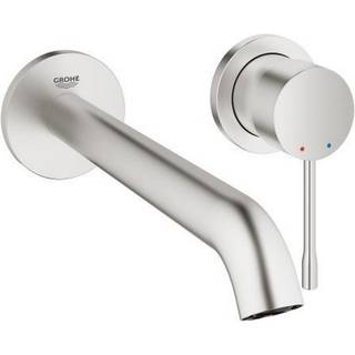 Grohe Essence 2-h etgr.batt t/hv vægmont. supersteel