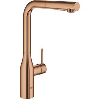 Grohe Essence køkkenarmatur - warm sunset - L-tud - Med udtrækstud