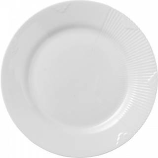 Royal Copenhagen Hvid Elements tallerken - 22 cm
