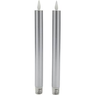 Sirius sara kronelys hvid 2-pak