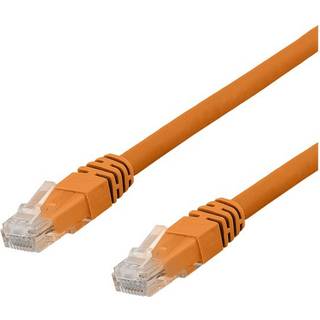DELTACO U/UTP Cat6A patch cable, 50m, 500MHz, Delta, LSZH, grey
