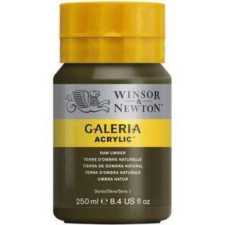 Winsor & Newton Galeria akrylfarve 250 ml (8,4 oz) flaske r? Umber