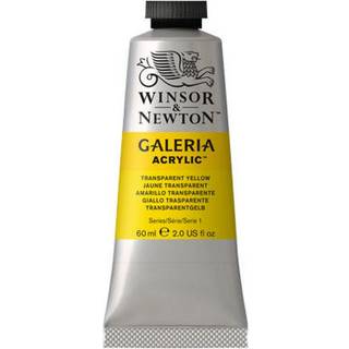 Winsor & Newton Galeria akrylfarve 60 ml Transparent Yellow 653