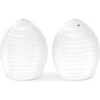 Portmeirion Sophie Conran Hvidt Salt- og Pebersæt - Elegant porcelæns salt- og pebershakere til hverdagsbrug