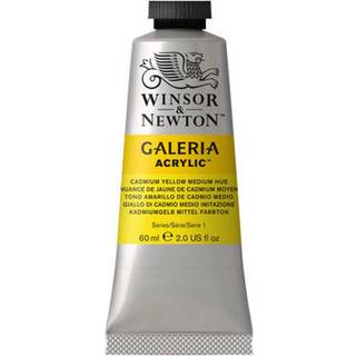Winsor & Newton Galeria Cadmium Yellow Medium Hue Akrylfarve 120 60 ml