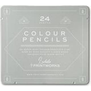 Printworks, 24 farveblyanter - Klassisk