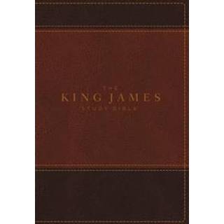 KJV, The King James Study Bible, Leathersoft, Brown, Red Letter, Full-Color Edition
