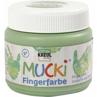 Mucki Fingermaling Grøn 150ml - Kreativ Leg for Børn