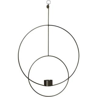 Ferm Living - Dekorations lysestage -"Hanging Tealight Deco - Oval" - Sort
