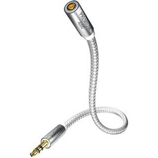 Inakustik Premium MiniJack stereo forlænger lydkabel (3.5 mm. Jack han - hun) | 7,5 meter