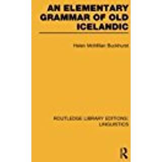 An Elementary Grammar of Old Icelandic