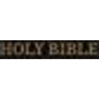 KJV Holy Bible: Personal Size Giant Print with 43,000 Cross References, Black Bonded Leather, Red Letter, Comfort Print (Thumb Indexed): King James Version