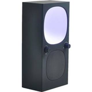 Halo Design Music Box Bluetooth Højtaler Med LED Lys Sort