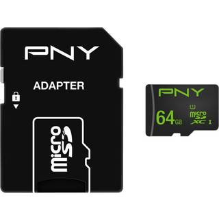 PNY Micro SD-kort 64GB inkl. SD-adapter
