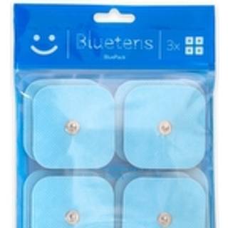 12-pack Bluetens Elektroder - Forbedr Din Massageoplevelse, Størrelse: 5x5 cm, Unisex