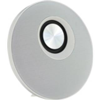 Chill Fidelity E50 rund trådløs Bluetooth Stereo Højtaler, Sort/Hvid
