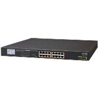 PLANET 16-Port 1000T 802.3at PoE + 2-Port Gigabit SFP