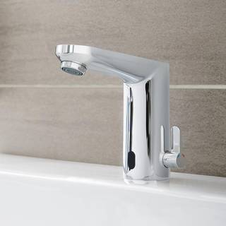 Grohe EuroSmart CE berøringsfri batteri 107mm tud/230V t/hv u/bv forkr