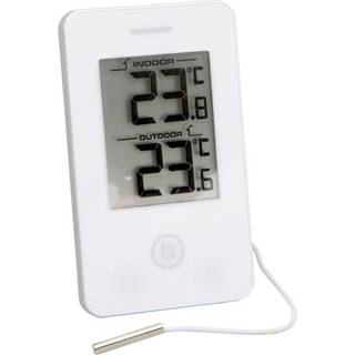 Plus Termometre Termometer Inde/Ude Hvid