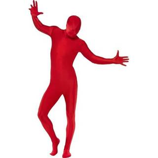 Rødt skinsuit