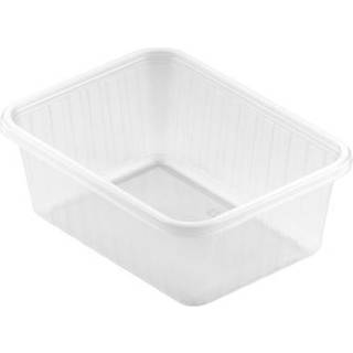 Duni FixPack plastbøtte 500ml 146x110x54mm klar 50stk