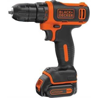 Akku. skruetrækker Black & Decker BDCDD12KB-QW; 10,8 V; 2x1,5 Ah batt.