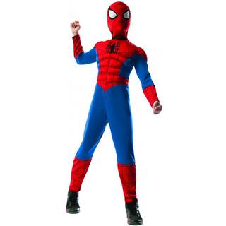 Rubies Marvel Ultimate Spider-Man 2-i-1 Reversible Spider-Man / Venom Muscle Chest Costume Child Lille-Lille en farve
