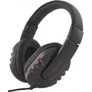 Esperanza EH142K headphones/headset Head-band Black,Red