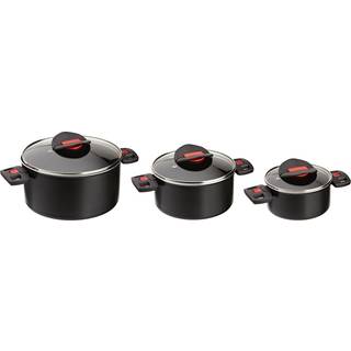 BALLARINI Click & Cook Grydesæt 3-dele, Aluminium