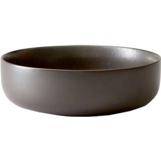 Audo Copenhagen - New Norm Bowl Ø 21,5 cm - Dark Glazed - Dybe tallerkner - Norm Architects - Sort
