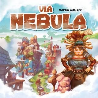 Via Nebula Board Game - Strategic Fantasy Exploration and Building Game Fun Family Game for Kids & Adultss Alder 12+ 2-4 Playes 60 minutters spil