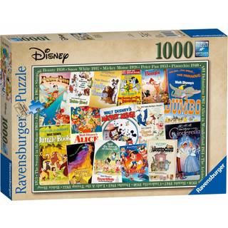 Ravensburger puslespil 1000 brikker - Disney Vintage Movie Poster