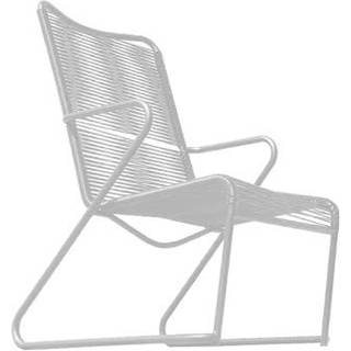 Fiam, Lido lounge chair low back armchair white aluminium