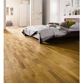 HARO Parketgulv 3-stav - Børstet Eg Trend med klar olie - Bredde 180 mm