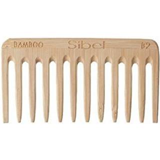 Sibel Bamboo B2 Wooden Antistatic Afro Comb 10,2 cm