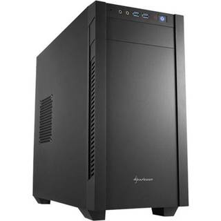 Sharkoon S1000 - tårn - micro-ATX - Kabinet - Miditower - Sort