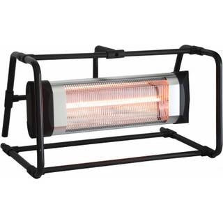 Hortus terrassevarmer gulvmodel cb sølv/sort 2000w