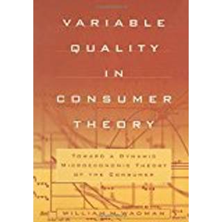 Variable Quality in Consumer Theory