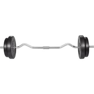 curlstang med vægte 30 kg