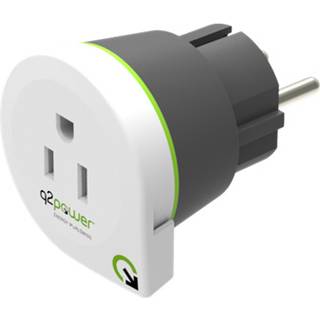 Q2Power USA to Europe Rejseadapter