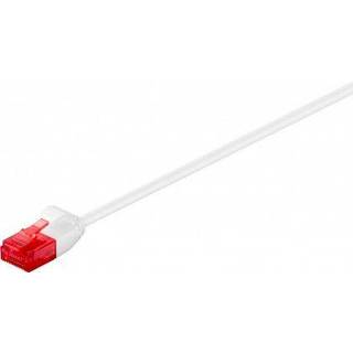 CAT6 U/UTP Slim netværkskabel Hvid | 25 cm | PRIS-MATCH