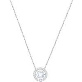 Swarovski Dancing Crystal Silver Necklace - 38cm - Adjustable