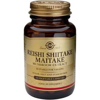 Solgar - Reishi, Shiitake, Maitake Svampeekstrakt 50 kapsler