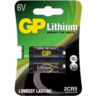 GP 2CR5 6 volt Lithium batteri