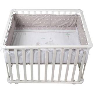 Roba Kravlegård med Hjul & Sengehest, Indian Bears White