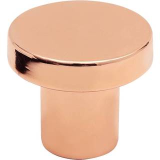 Beslag Design 2078 knop, Ø25 mm, poleret kobber